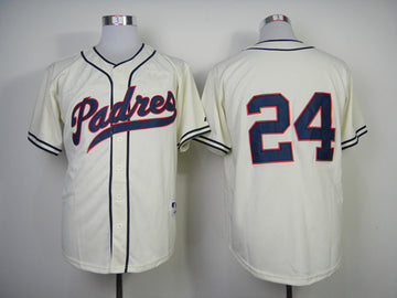 Maybin San Diego Padres cream jersey