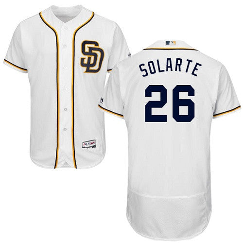 Yangervis Solarte San Diego Padres white jersey