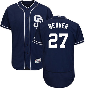 Jered Weaver San Diego Padres navy jersey