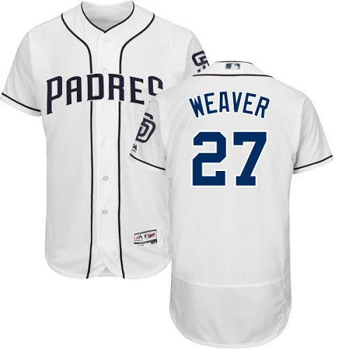 Jered Weaver San Diego Padres white jersey