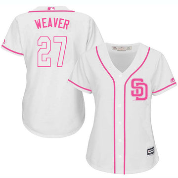 Jered Weaver San Diego Padres white jersey