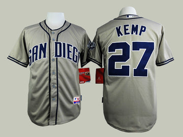 Kemp San Diego Padres grey jersey