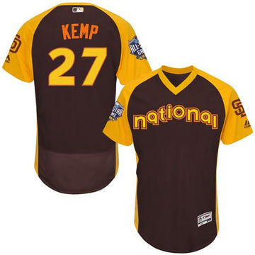 Padres Matt Kemp National League All-Star brown All-Star jersey