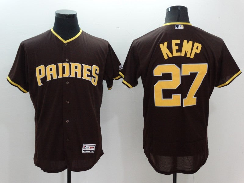 Matt Kemp San Diego Padres brown jersey