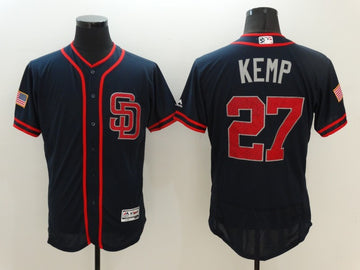 Matt Kemp San Diego Padres navy Fashion jersey