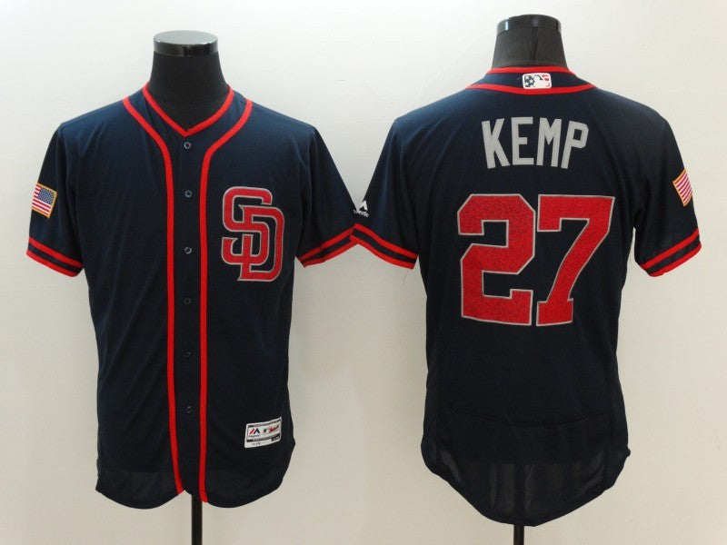Matt Kemp San Diego Padres navy Fashion jersey