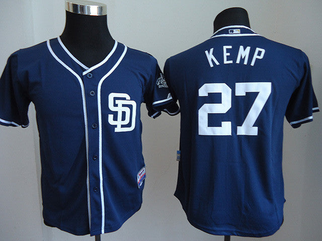 Matt Kemp San Diego Padres navy jersey