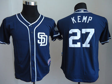Matt Kemp San Diego Padres navy jersey