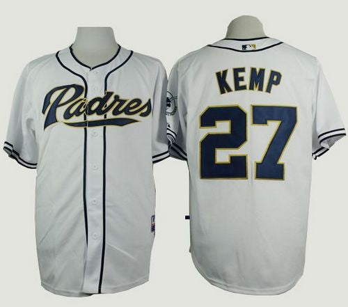 Matt Kemp San Diego Padres white jersey