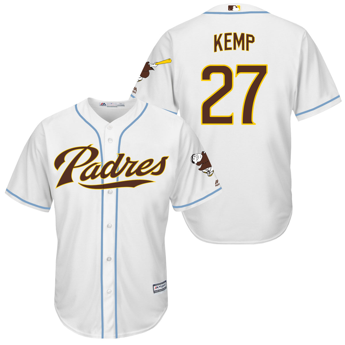 Matt Kemp San Diego Padres white jersey