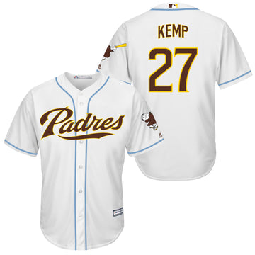 Matt Kemp San Diego Padres white jersey