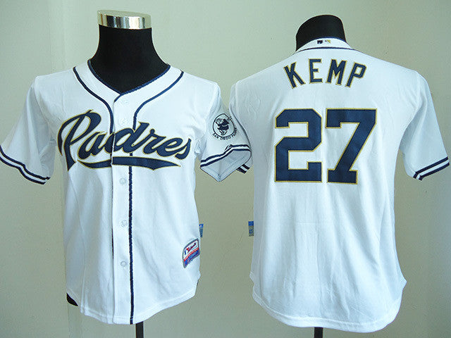 Matt Kemp San Diego Padres white jersey