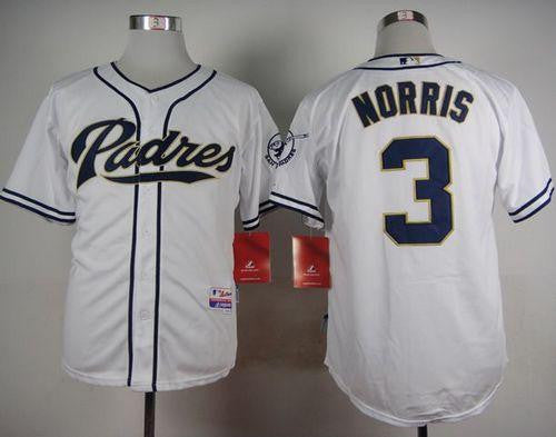 Derek Norris San Diego Padres white jersey