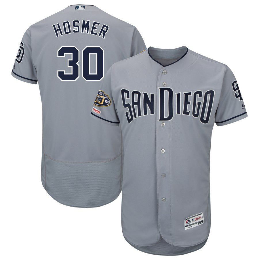 Eric Hosmer San Diego Padres gray jersey