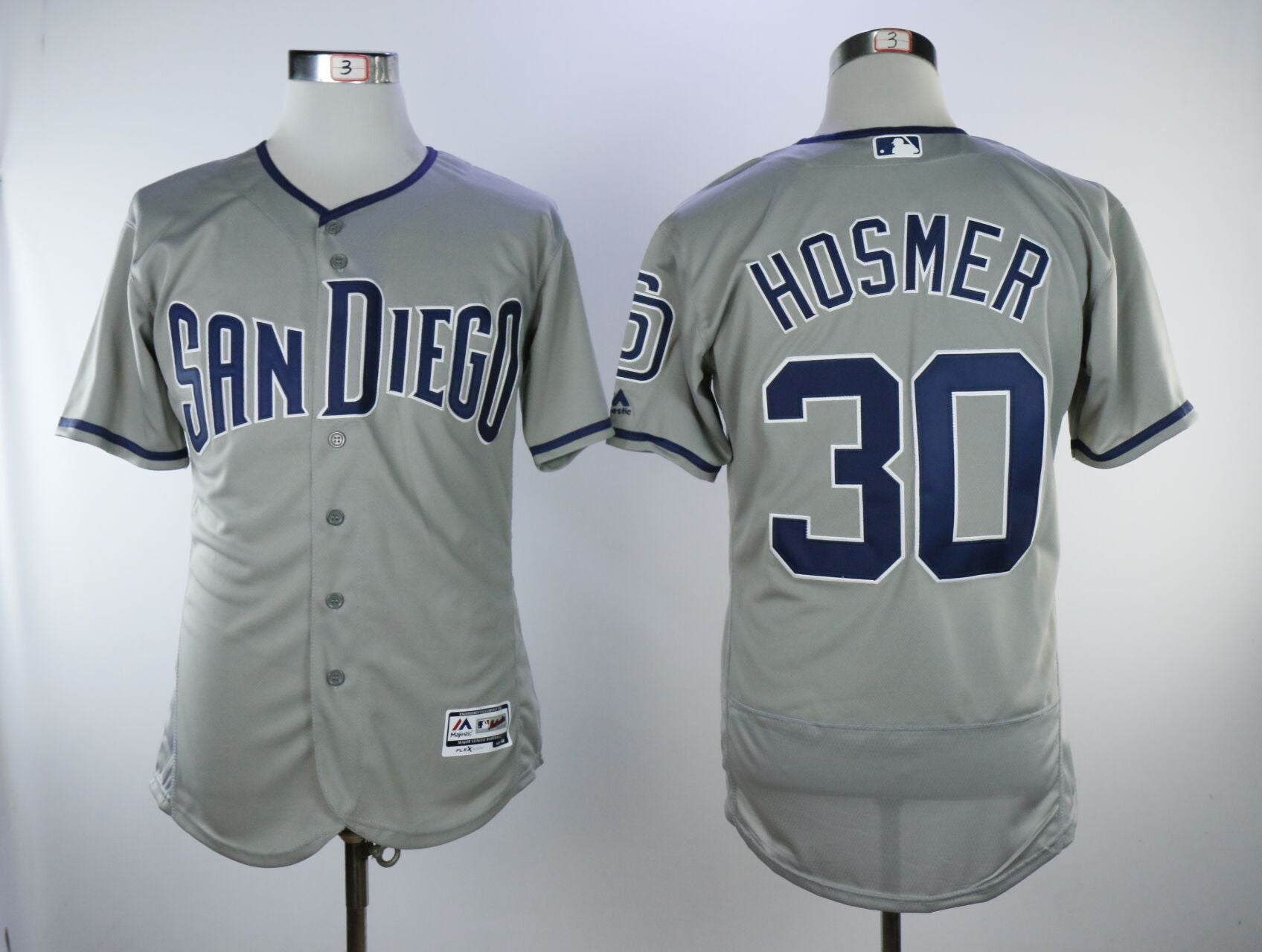 Eric Hosmer San Diego Padres gray jersey