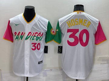 Eric Hosmer San Diego Padres white City Connect jersey