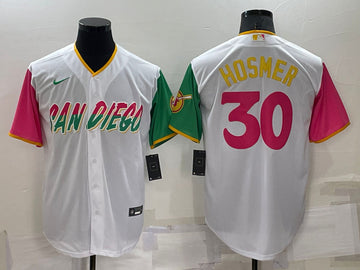 Eric Hosmer San Diego Padres white City Connect jersey