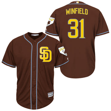 Dave Winfield San Diego Padres brown jersey
