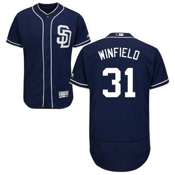 Dave Winfield San Diego Padres navy jersey