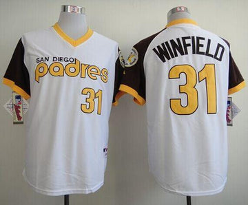 Dave Winfield San Diego Padres white jersey