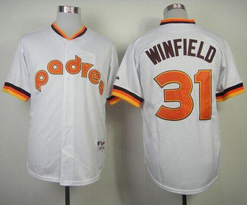 Dave Winfield San Diego Padres white jersey