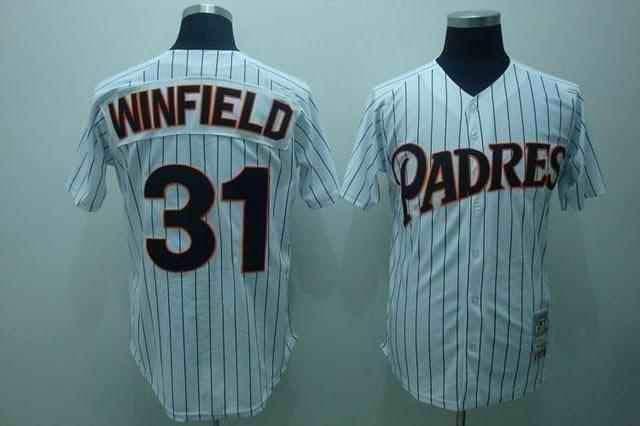 Dave Winfield San Diego Padres white jersey