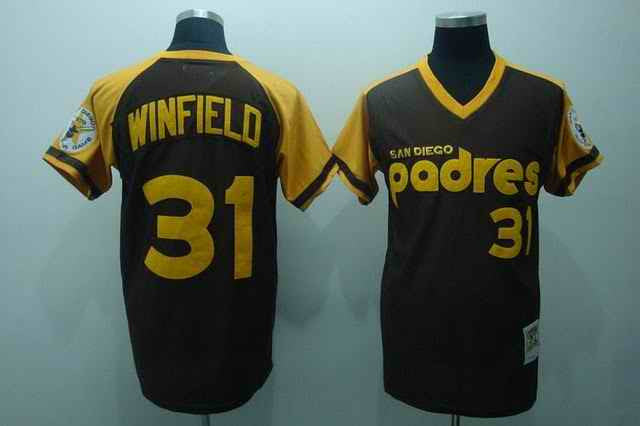 Winfield San Diego Padres brown jersey