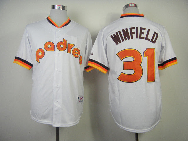 Winfield San Diego Padres white jersey