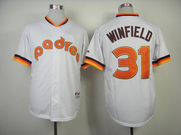 Winfield San Diego Padres white jersey