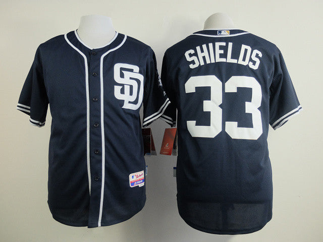 Shields San Diego Padres blue jersey