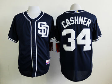 Cashner San Diego Padres blue jersey