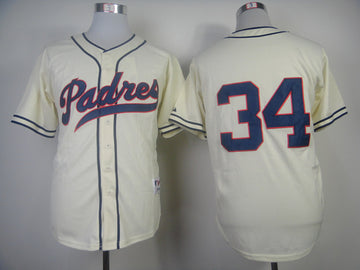 Fingers San Diego Padres cream jersey