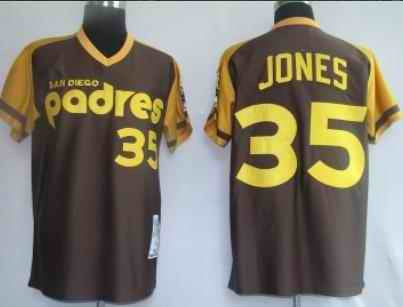 Jones San Diego Padres brown jersey