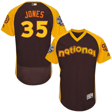 Randy Jones San Diego Padres brown Game jersey
