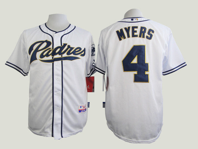 Myers San Diego Padres white jersey