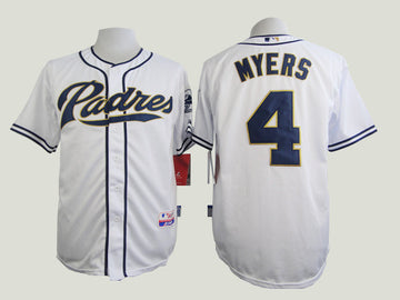 Myers San Diego Padres white jersey