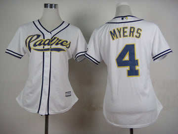 Myers San Diego Padres white jersey