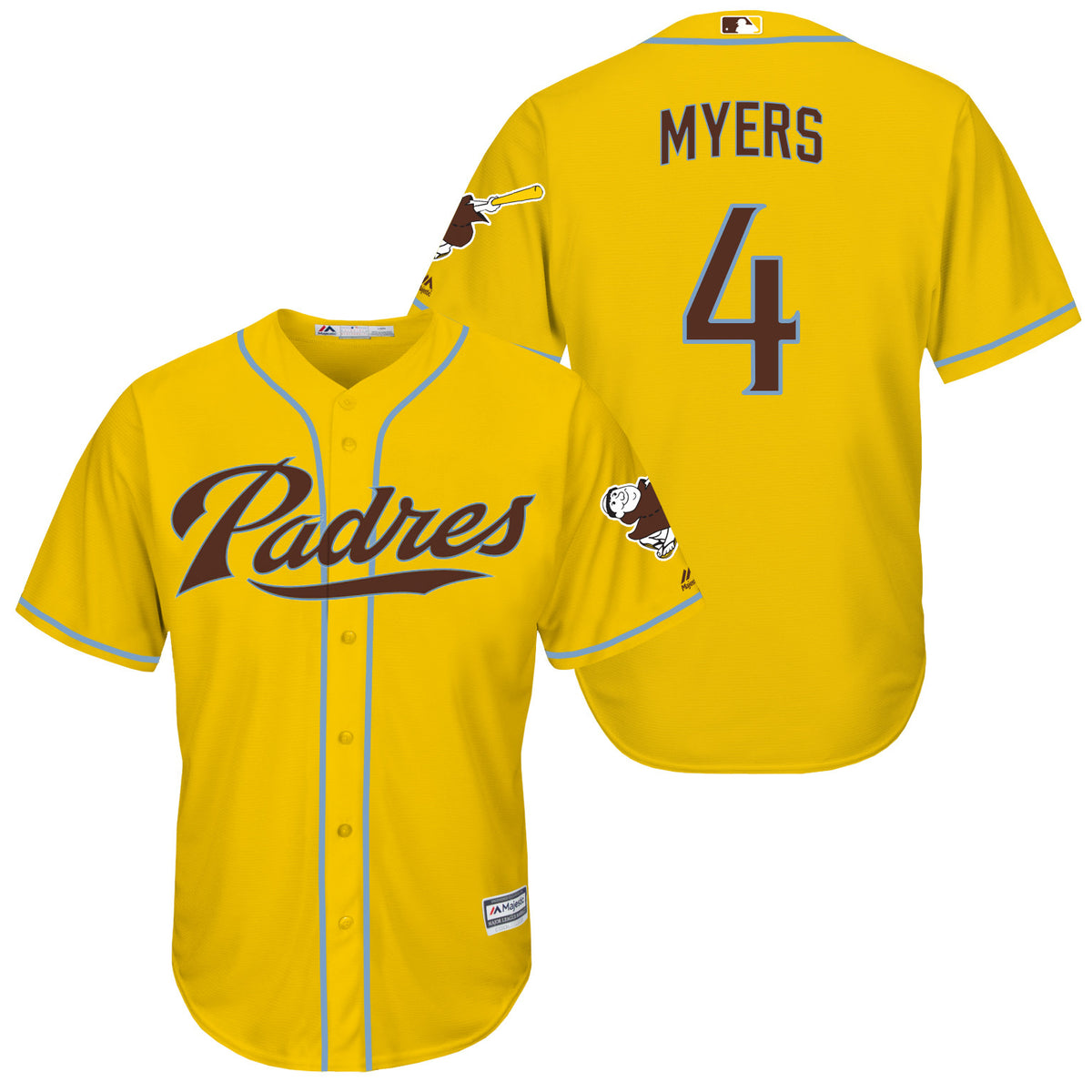 Wil Myers San Diego Padres yellow jersey