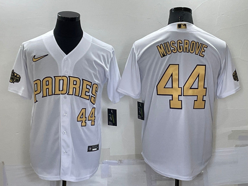 Joe Musgrove San Diego Padres white All-Star jersey