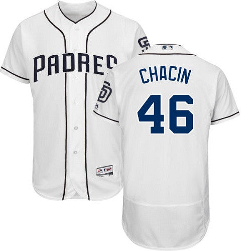 Jhoulys Chacin San Diego Padres white jersey