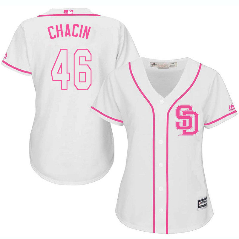 Jhoulys Chacin San Diego Padres white jersey