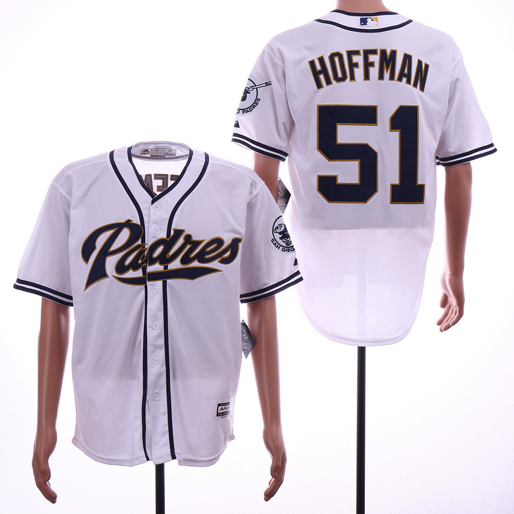 Trevor Hoffman San Diego Padres white jersey