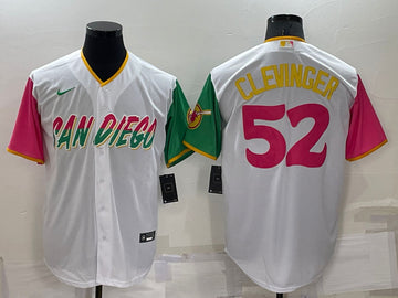 Mike Clevinger San Diego Padres white City Connect jersey