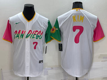 Ha Seong Kim San Diego Padres white City Connect jersey