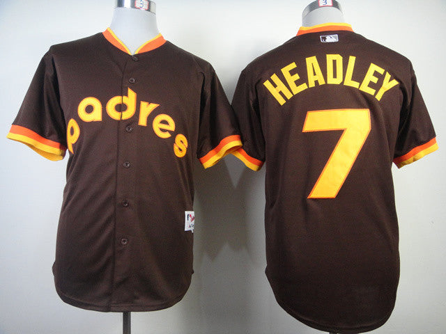 Headley San Diego Padres brown jersey