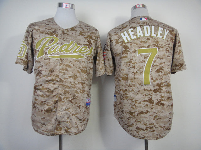 Headley San Diego Padres camo Alternate jersey