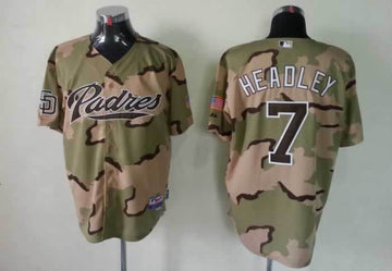Headley San Diego Padres camo Camo jersey
