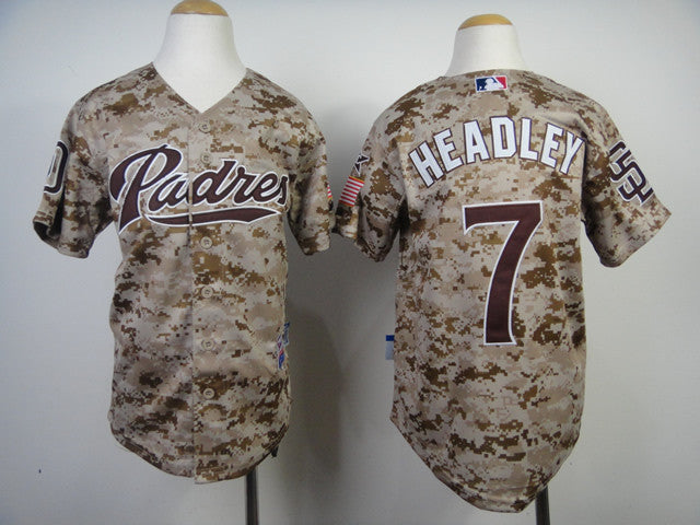 Headley San Diego Padres camo Camo jersey
