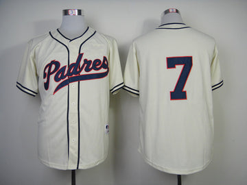Headley San Diego Padres cream jersey