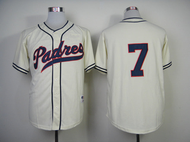 Headley San Diego Padres cream jersey